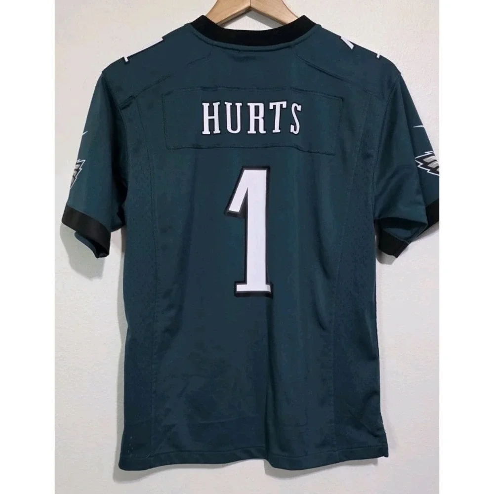 Nike Youth Philadelphia Eagles J. Hurts 2023 Game Jersey Green L NFL‎ Football